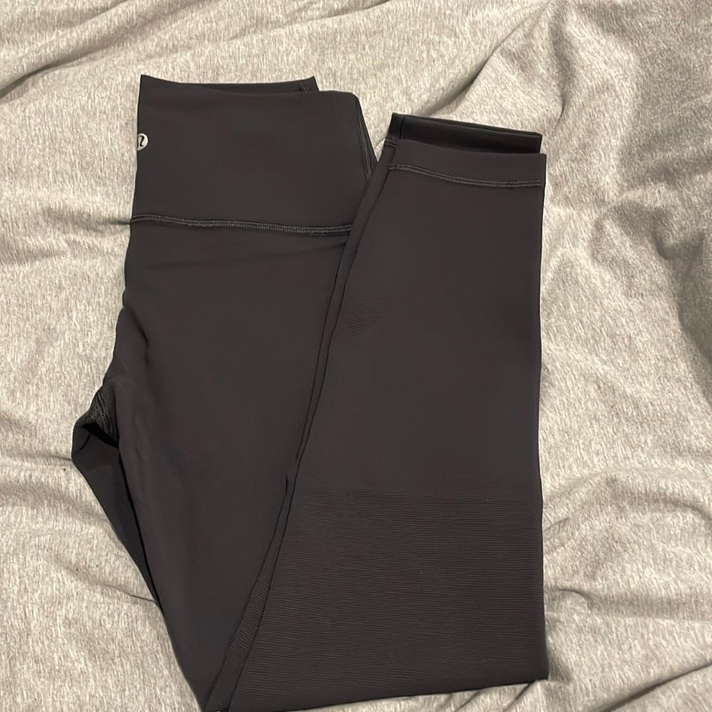 Lululemon Black Ribbed Wunder Unders